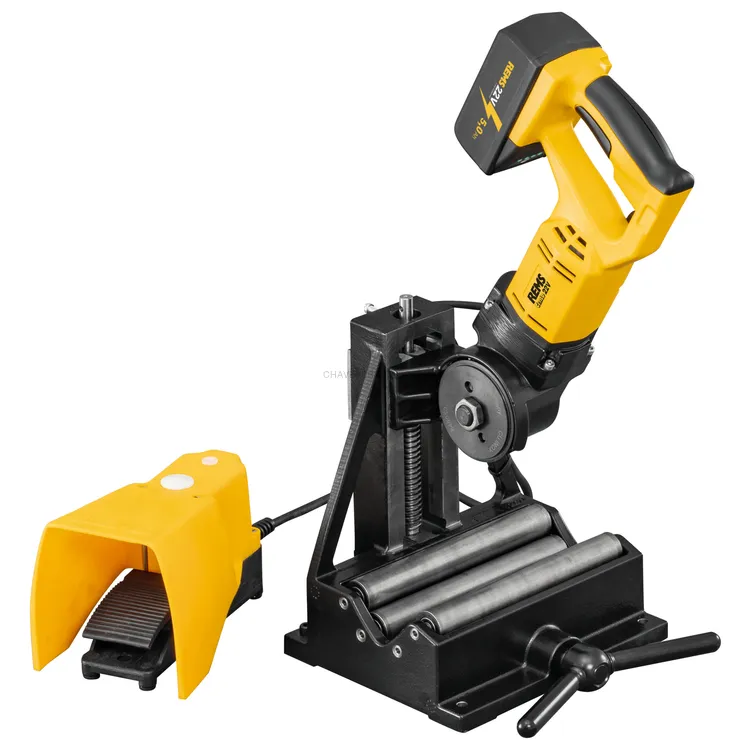 Máquina Corta-Tubos a Bateria REMS Cento 22V Basic Ø 8–115 MM com Bateria 5,0 AH