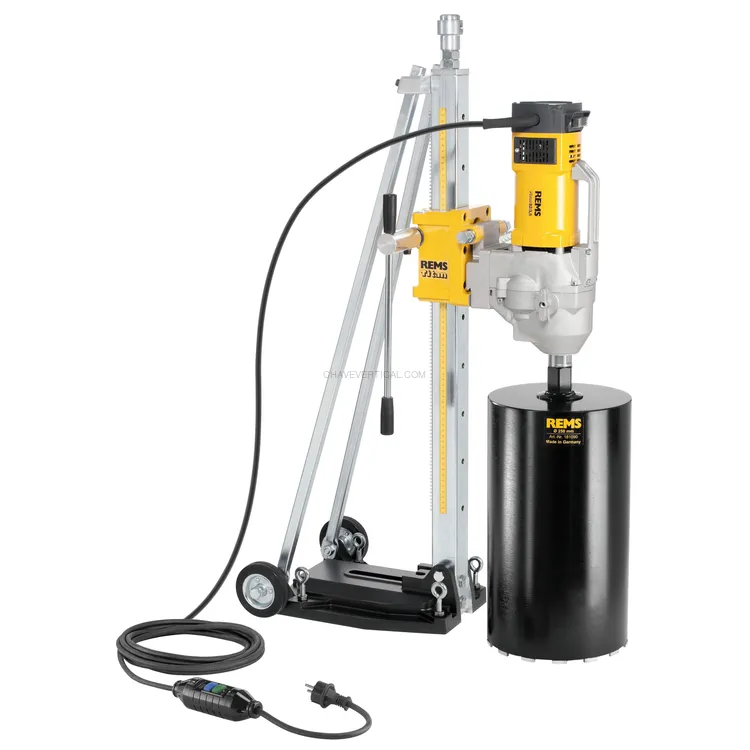 Máquina de Perfuração Diamante REMS Picus S2/3,5 Set Titan 3420 W Ø 40–300 MM