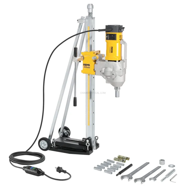 Máquina de Perfuração Diamante REMS Picus S2/3,5 Set Titan 3420 W Ø 40–300 MM
