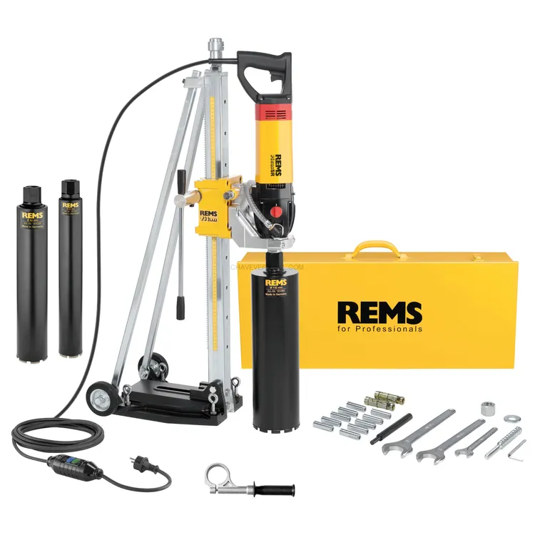 Máquina de Perfuração Diamante REMS Picus SR Set 62-82-132 Titan 2200 W