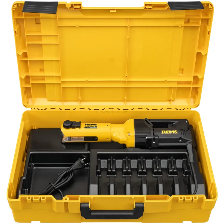Prensadora Eletromecânica REMS Power-Press SE A1-32 kN Ø 6–110 MM Prensadora Eletromecânica REMS Power-Press SE A1-32 kN Ø 6–110 MM