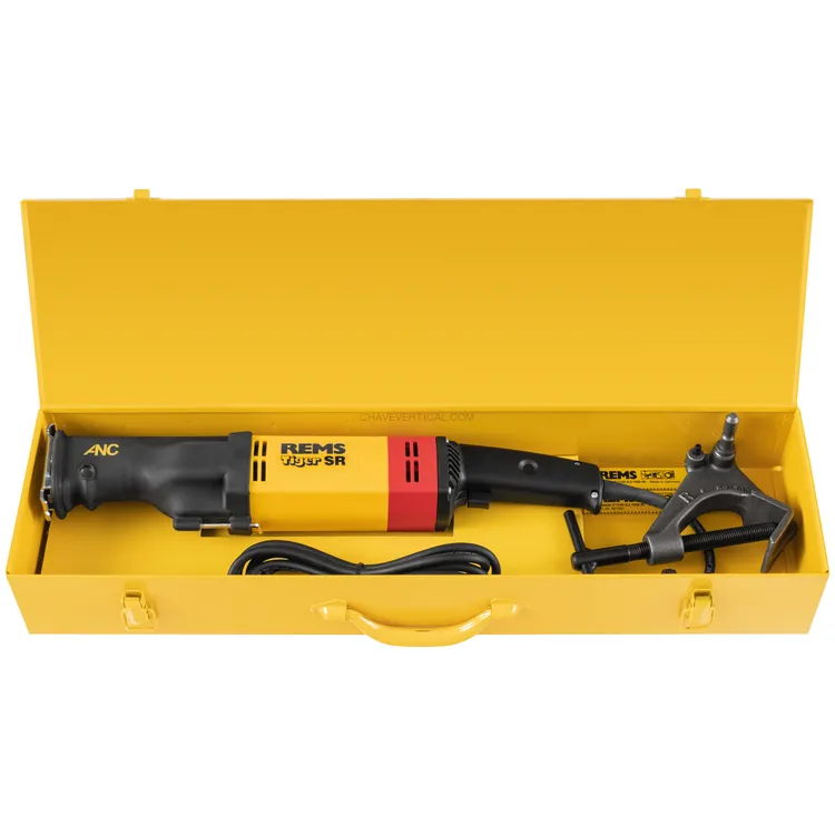 Serra de Sabre para Tubos REMS Tiger SR 1400 W 700–2200 CPM com Guia 2 POL