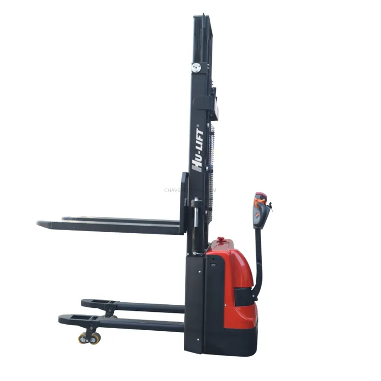 Stacker Elétrico com Elevação de Base HU-LIFT CLJ1230C-CH 1200 kg 3000 mm