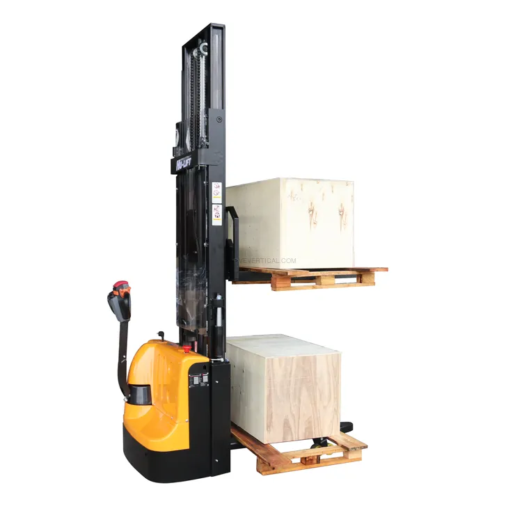 Stacker Elétrico com Elevação de Base HU-LIFT CLJ1230C-CH 1200 kg 3000 mm