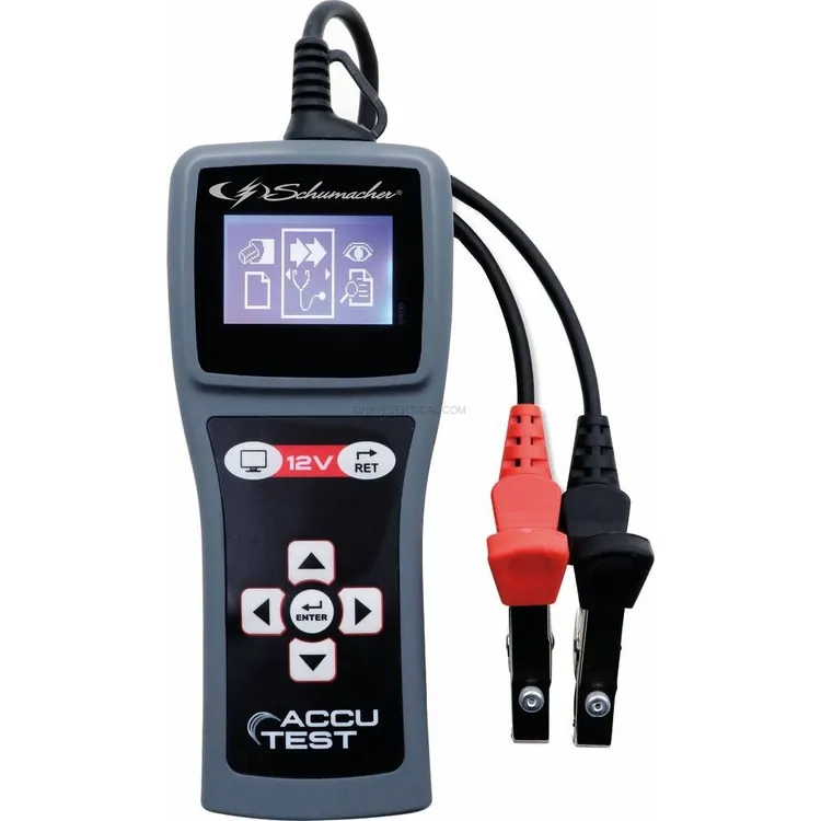Testador de Baterias e Alternadores Digital SCHUMACHER ACCUTEST 12V 40-2000 CCA Testador de Baterias e Alternadores Digital SCHUMACHER ACCUTEST 12V 40-2000 CCA